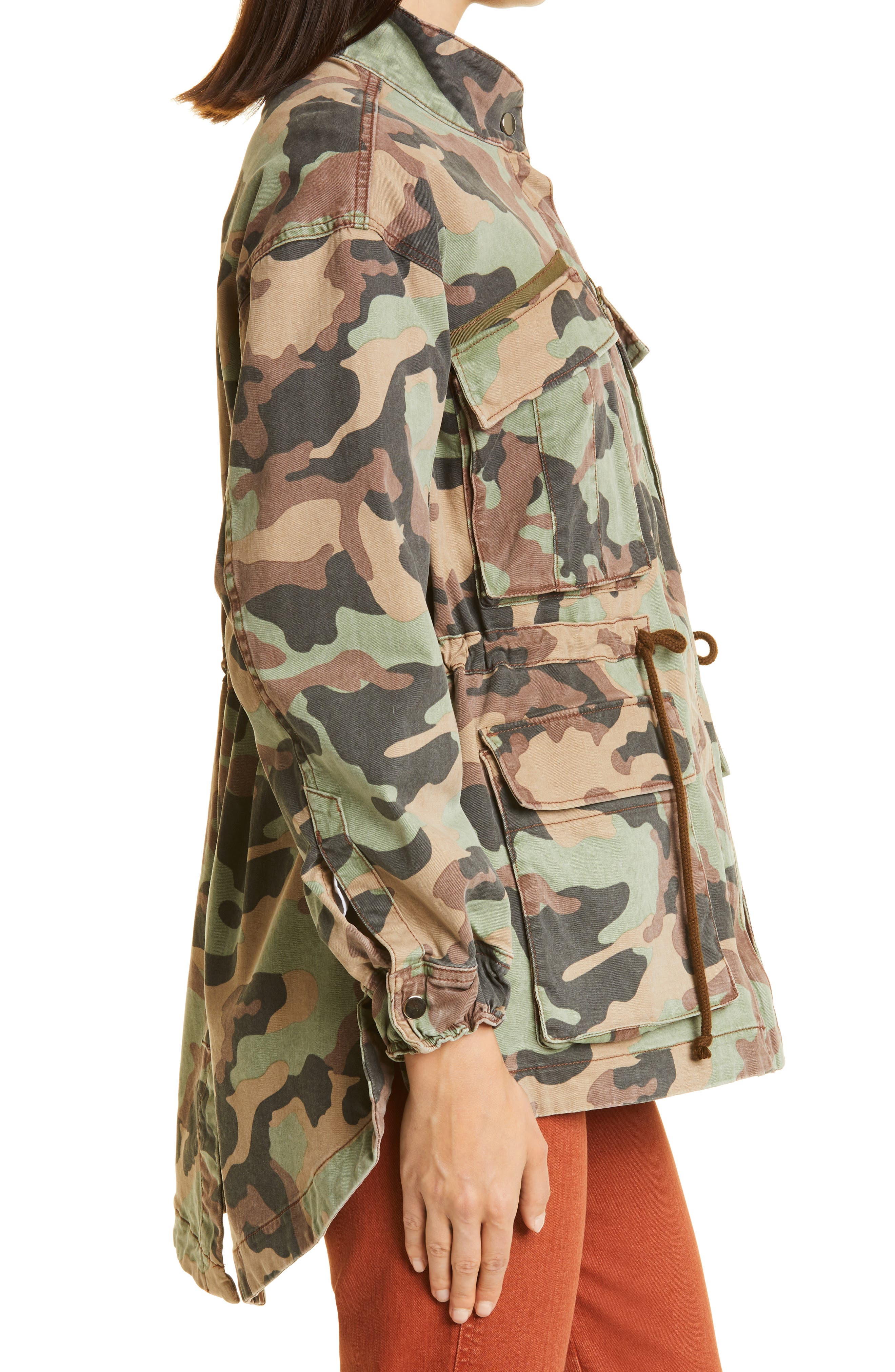 veronica beard camo jacket
