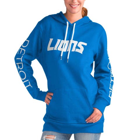 Nfl Detroit Lions Girls' Fleece Hooded Sweatshirt : Target