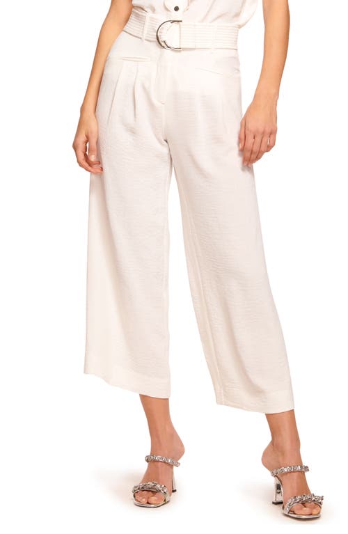 Ramy Brook Marguerite Belted Crop Wide Leg Pants at Nordstrom,