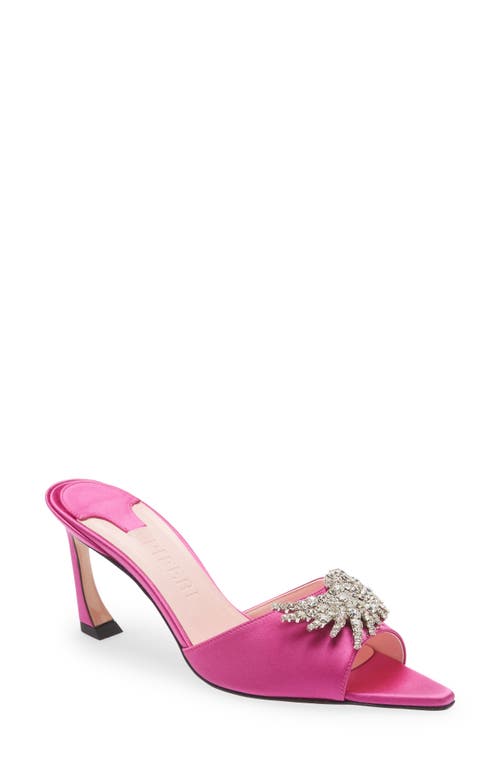 PIFERI Lotta Embellished Slide Sandal in Pink