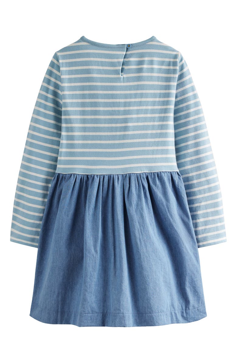 Mini Boden Kids' Appliqué Long Sleeve Dress | Nordstrom