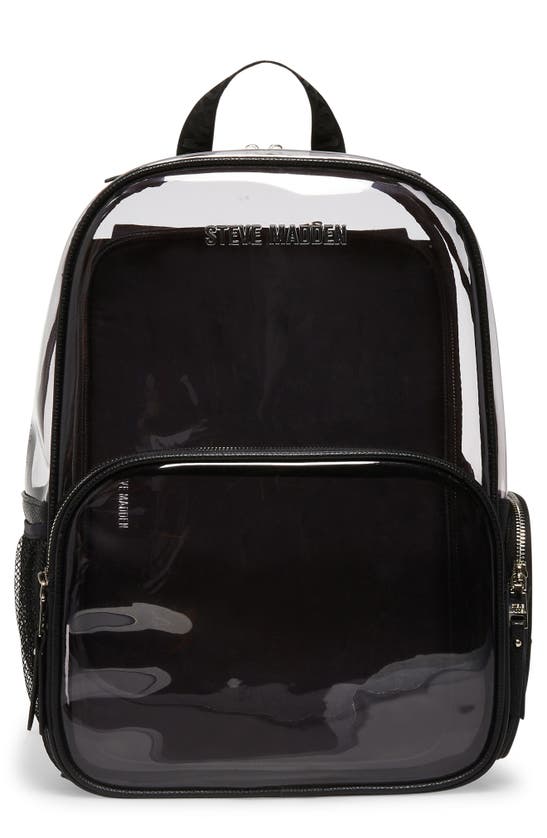 STEVE MADDEN CLEAR BACKPACK