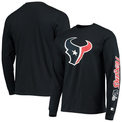 Men's Fanatics Branded Navy Houston Texans Clear Sign Long Sleeve T-Shirt