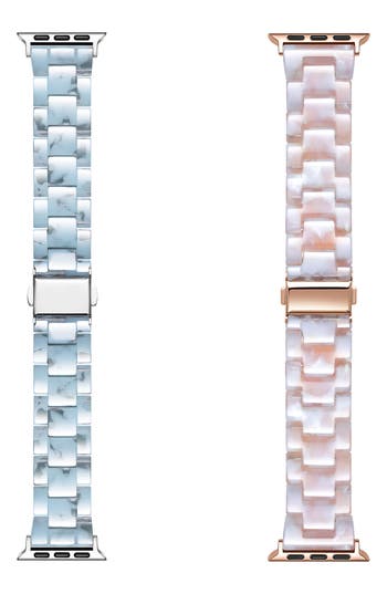 The Posh Tech Set Of 2 Apple Watch Bands In Multi