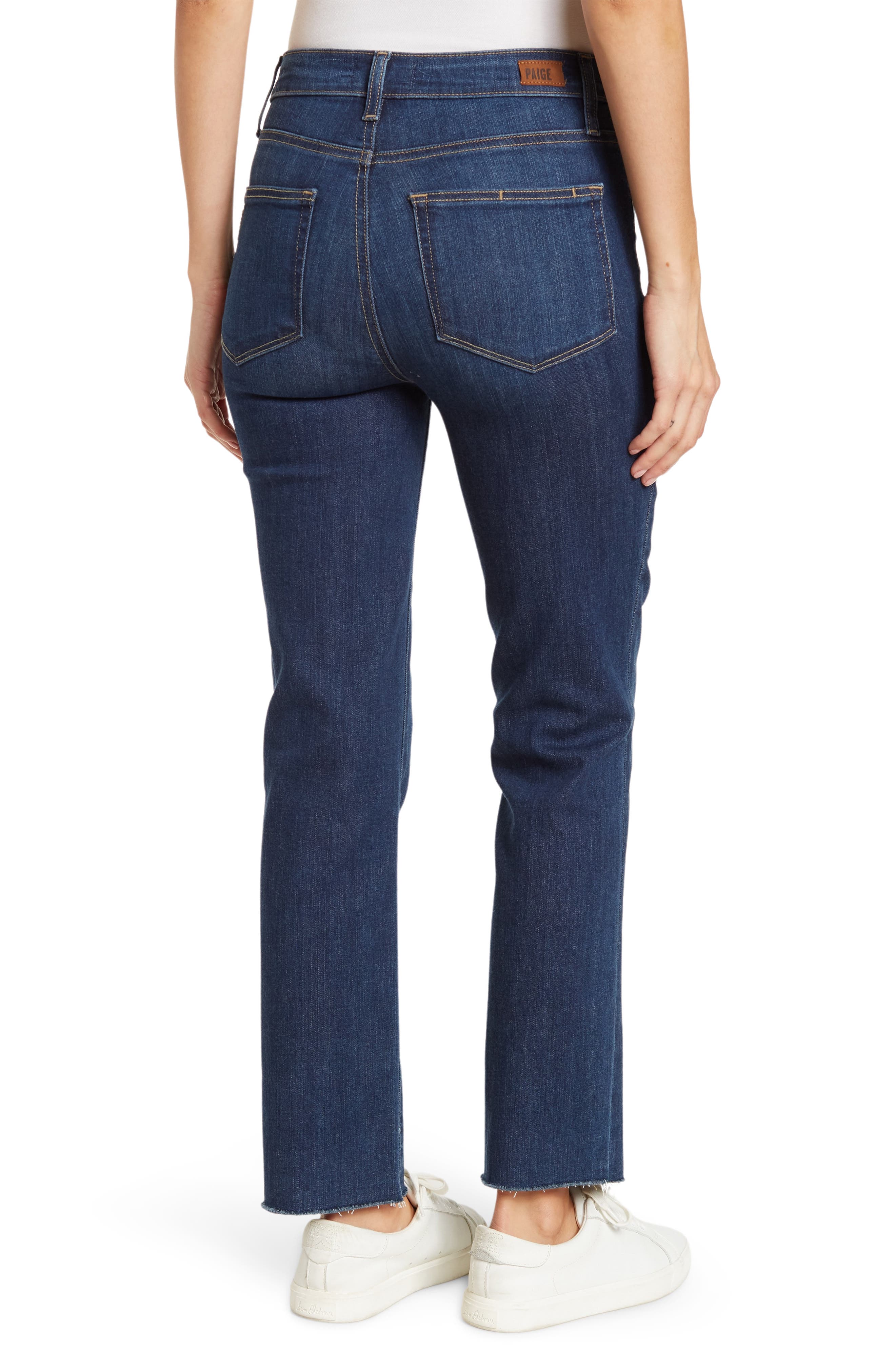 PAIGE Hoxton Straight Ankle Raw Hem 