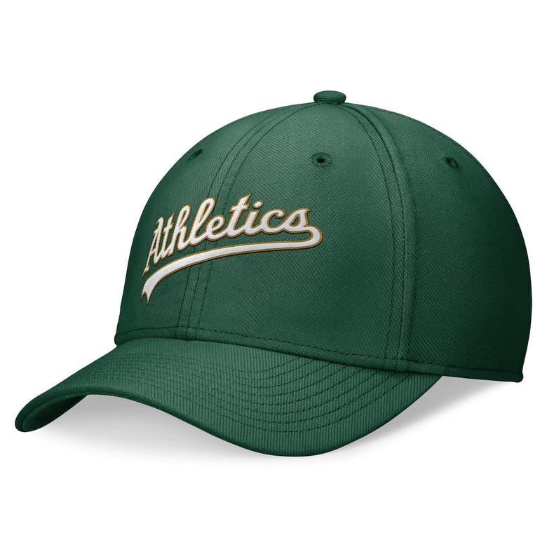 Shop Nike Green Oakland Athletics Evergreen Performance Flex Hat