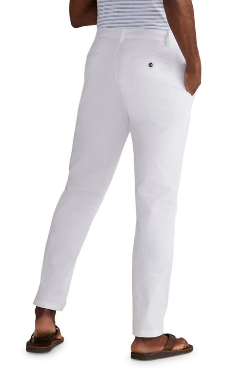 Shop Vineyard Vines Breaker Slim Fit Stretch Cotton Pants In White Cap