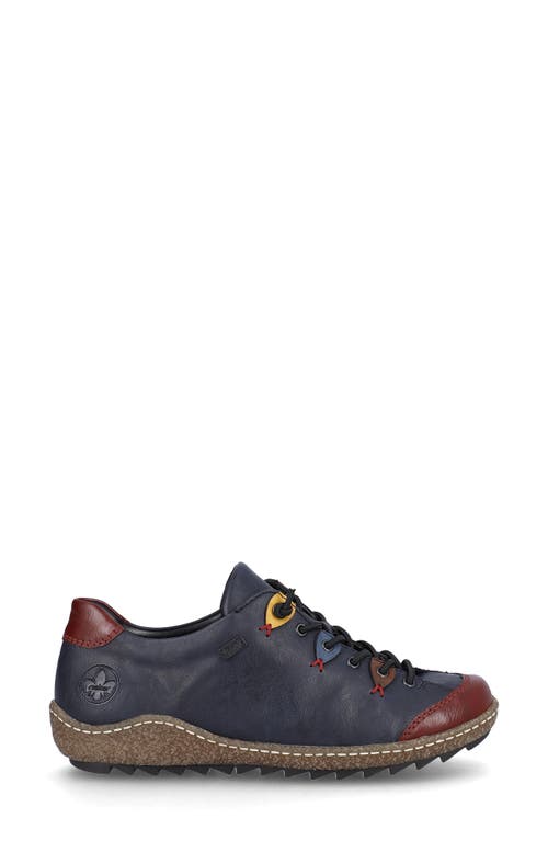 Rieker Liv 61 Sneaker In Wine/ozean/brandy/royal/honig