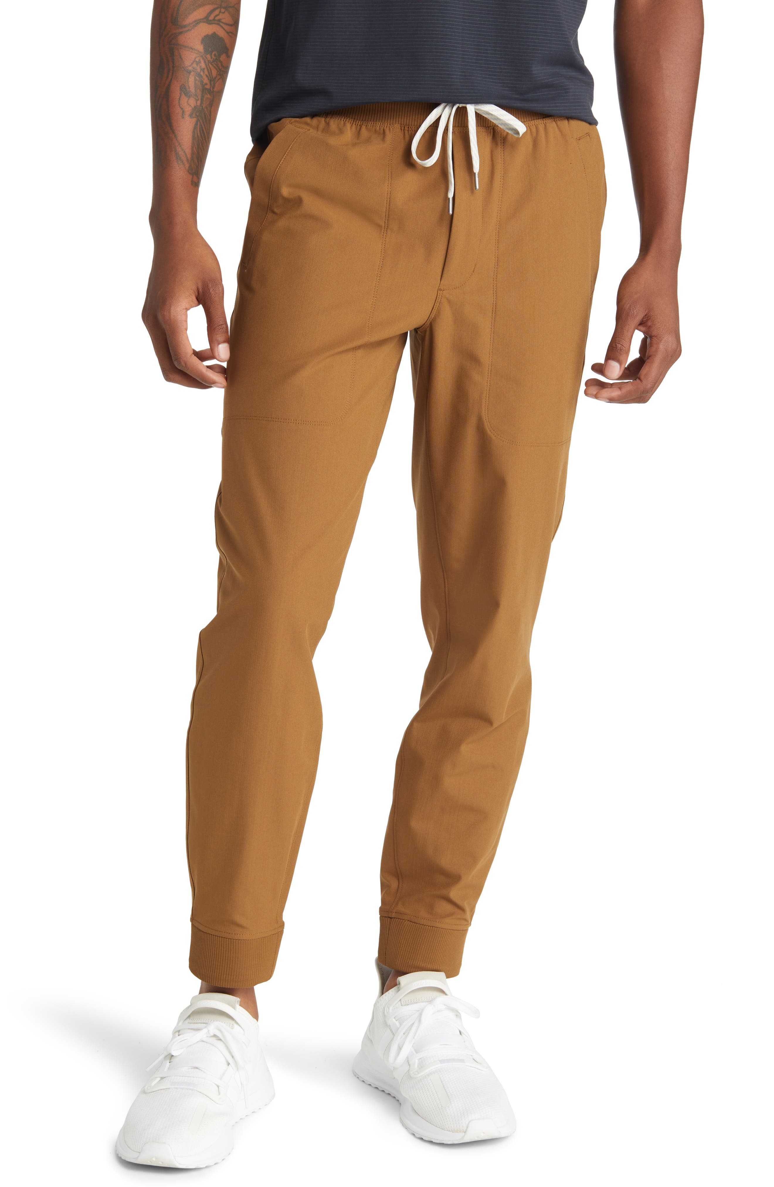 brown jogging bottoms mens