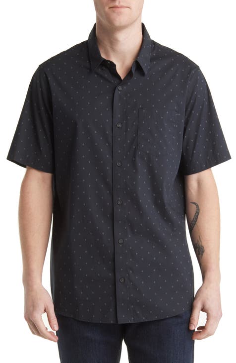 Sanctie Vluchtig evolutie Men's Black Button Up Shirts | Nordstrom