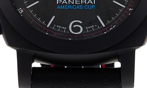WATCHFINDER & CO. WATCHFINDER & CO. PANERAI PREOWNED LUMINOR 1950 LEATHER STRAP CHRONOGRAPH WATCH, 44MM