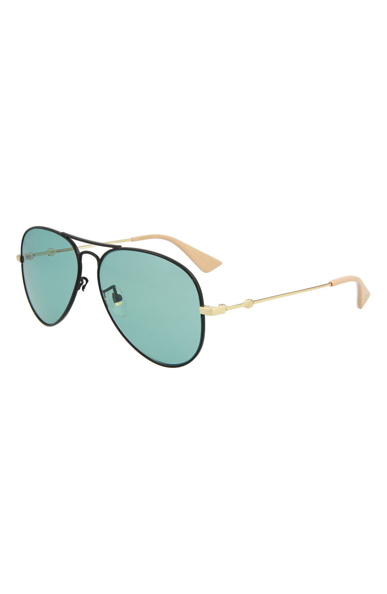 gucci 60mm core aviator sunglasses