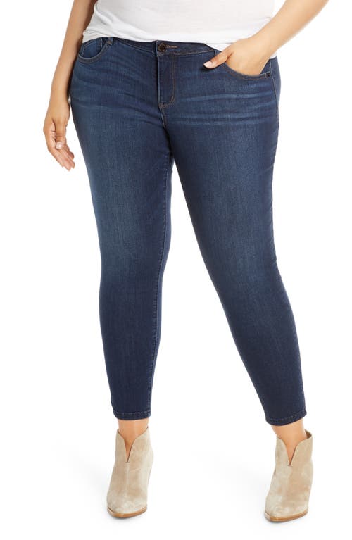 Wit & Wisdom 'Ab'Solution Stretch Ankle Skinny Jeans Dark Navy at Nordstrom,