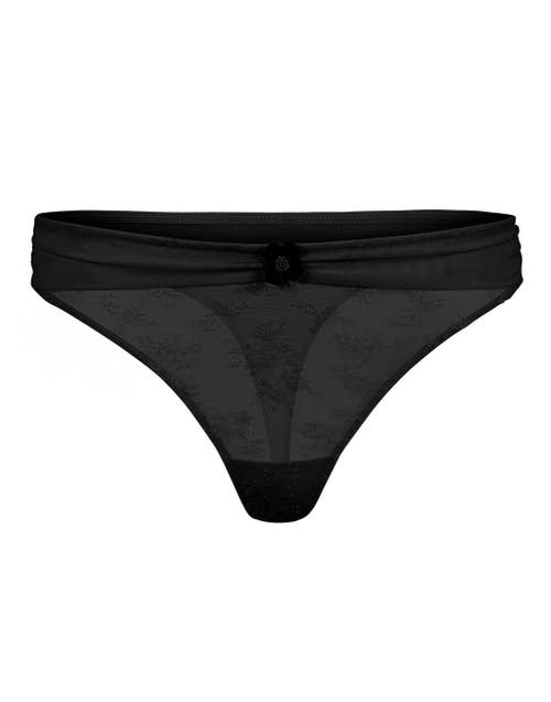 Shop Adore Me Wren Thong Panties In Black