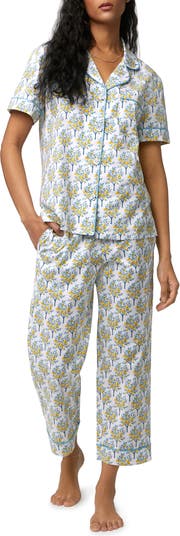 BedHead Pajamas Print Crop Organic Cotton Pajamas | Nordstrom