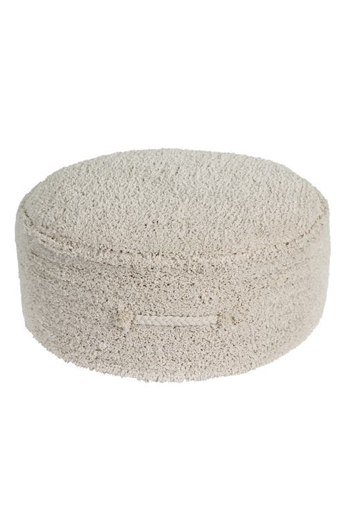 Lorena Canals Chill Pouf in Natural Honey Ivory Pearl