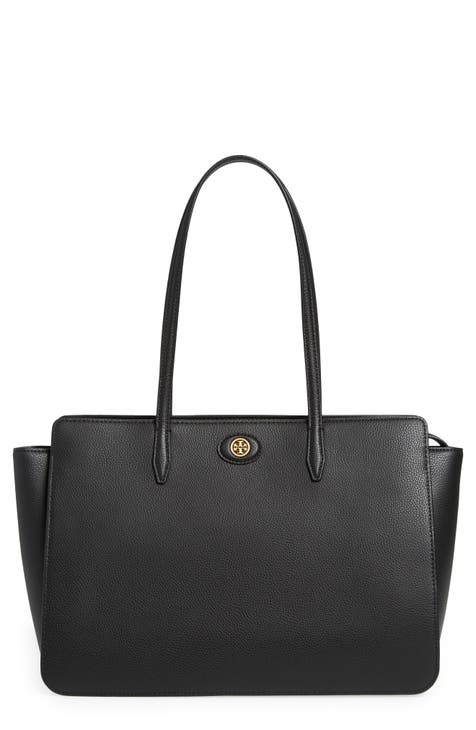 Tory Burch Off White Leather Robinson Tote Tory Burch
