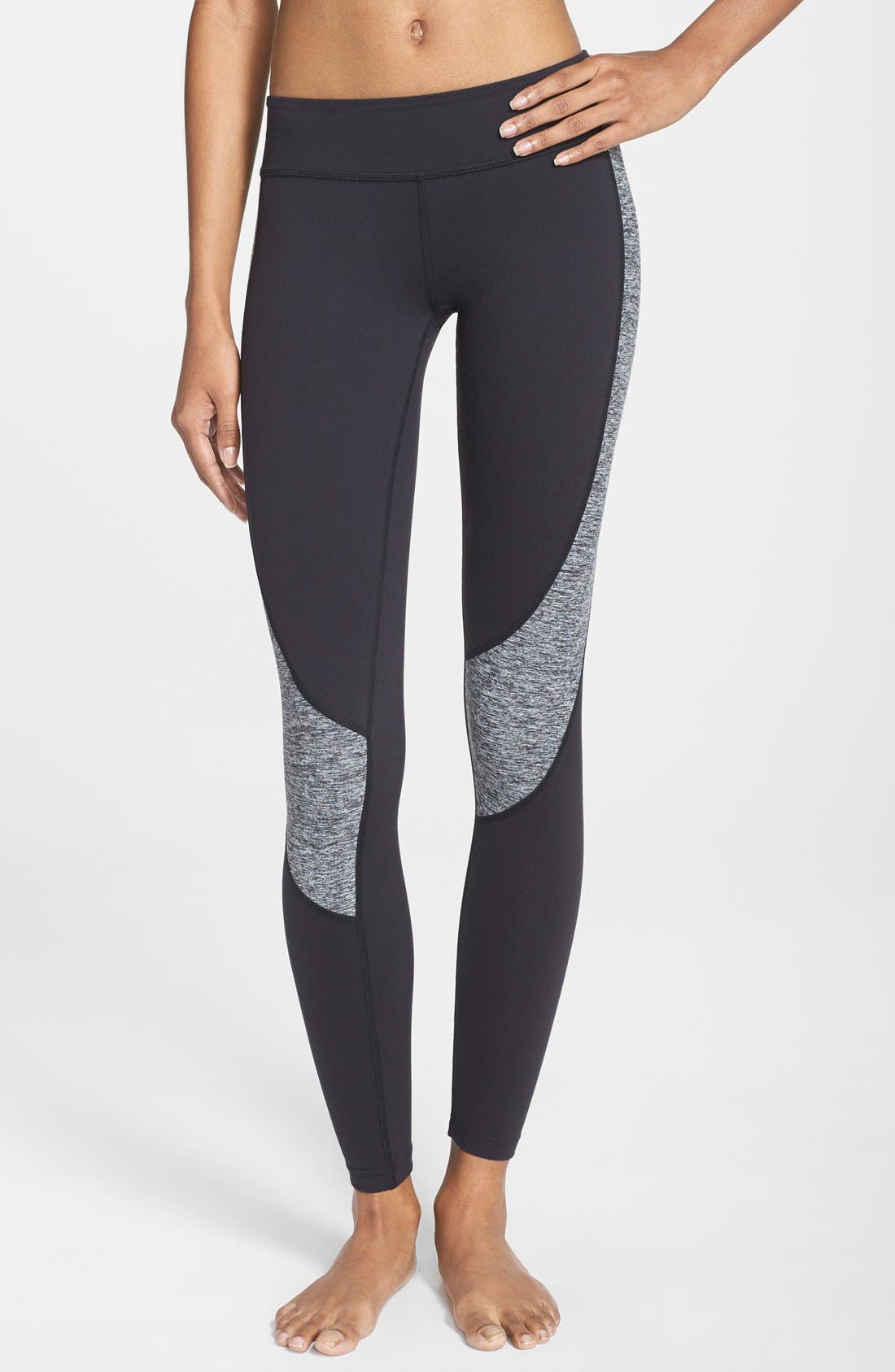 Beyond Yoga Curved Space Dye Panel Leggings Nordstrom