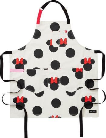 Hedley & Bennett Mickey Check Oven Mitts in Cream/Black
