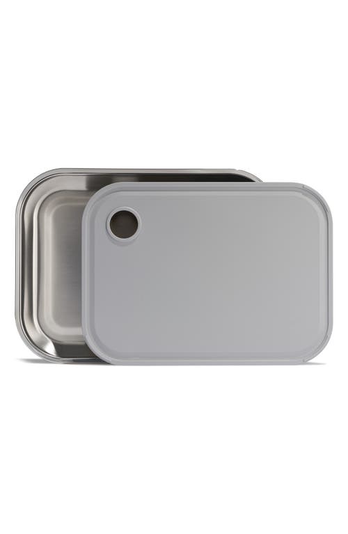 Shop Hydro Flask Cut And Serve Platter In Cactus/silver