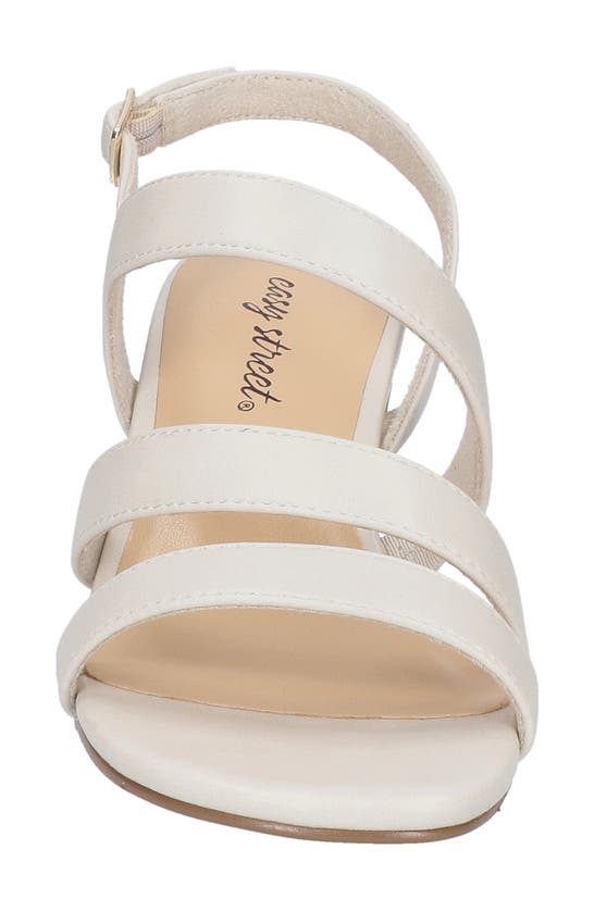 Shop Easy Street Como Strappy Sandal In Bone