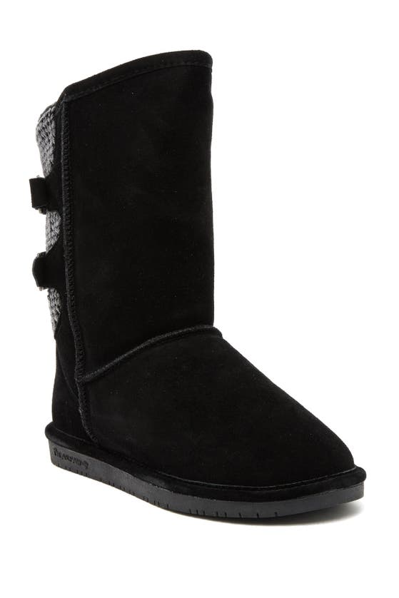 Bearpaw Rue Genuine Sheepskin Lined Boot In Black Ii