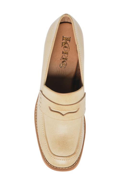 Korks Cicely Loafer In Cream