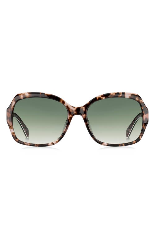 Kate Spade New York Amberlynn 57mm Sunglasses In Green