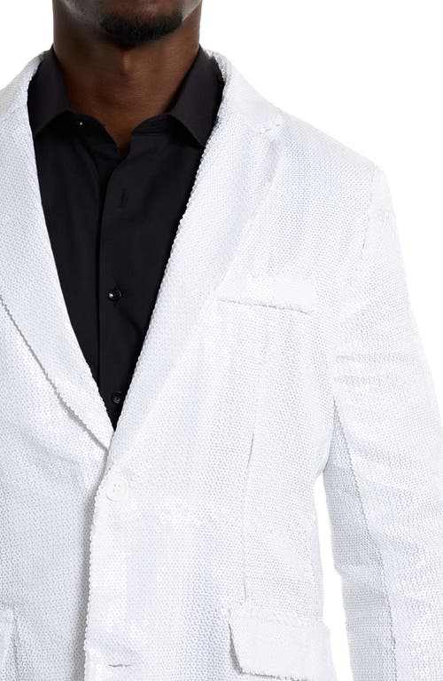 Opposuits Sequin Sport Coat In White