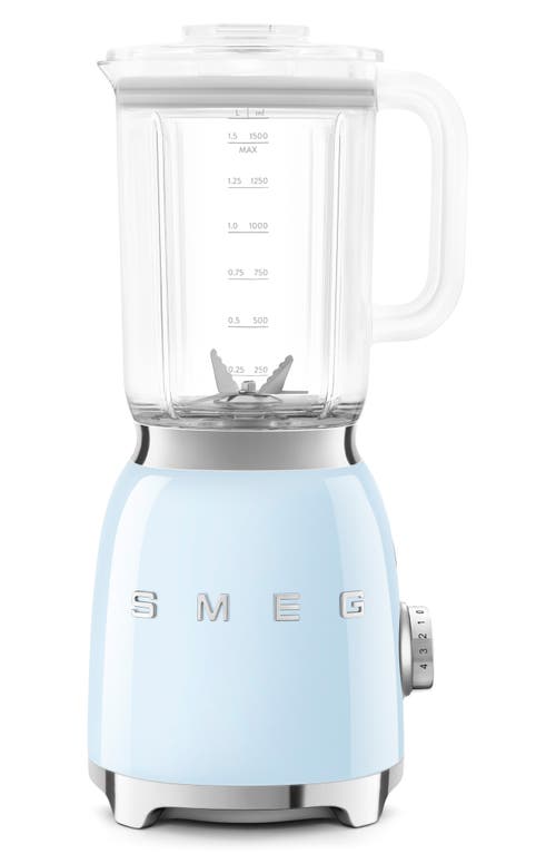 Smeg '50s Retro Style Blender In Pastel Blue