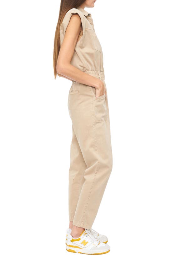 Pistola Rosie Utility Jumpsuit In Sesame