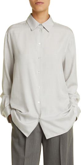 Sisilia Silk Button-Up Shirt