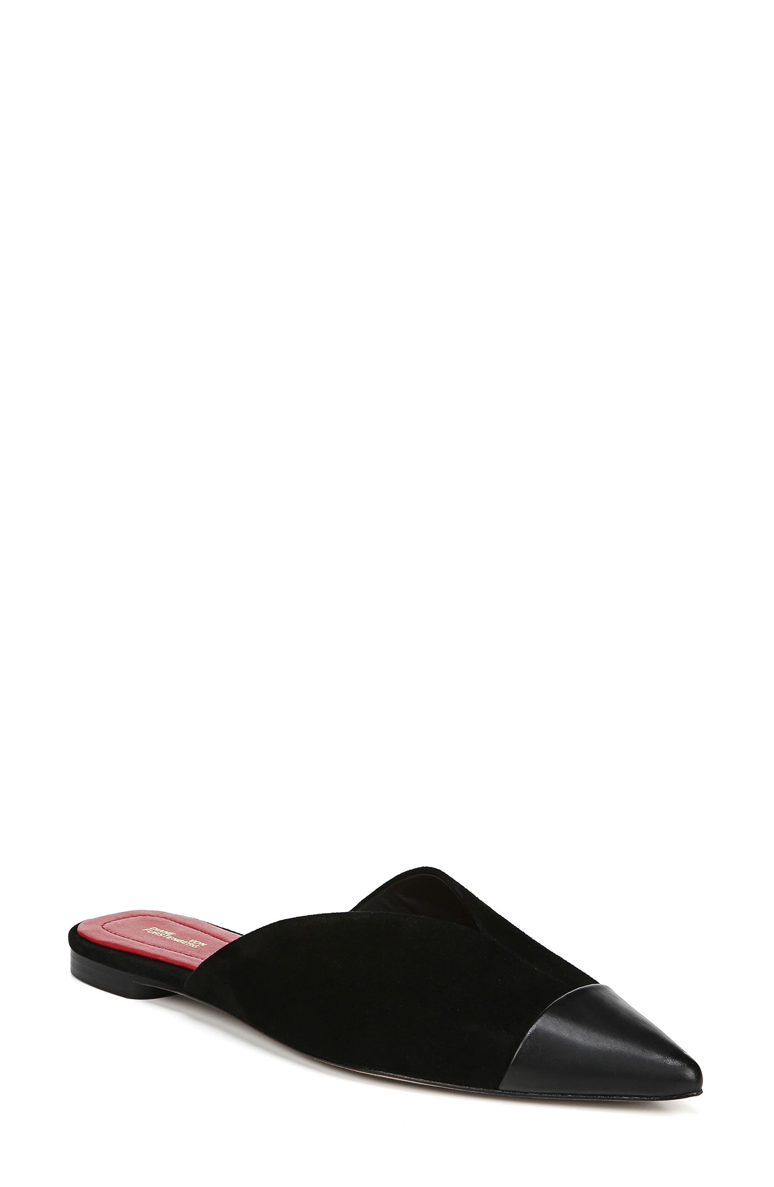 Diane Von Furstenberg Love Mule, Black