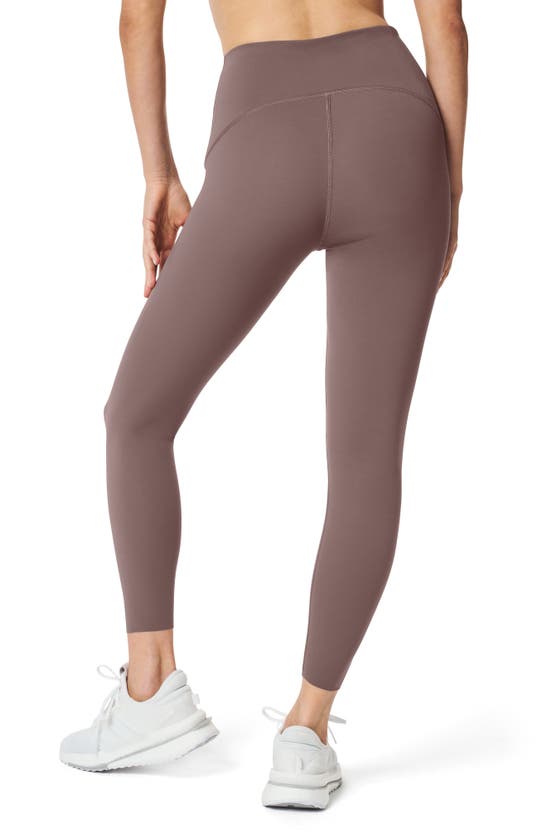 Shop Spanx Booty Boost Active High Waist 7/8 Leggings In Smoke