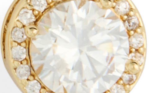 Nordstrom Rack Set Of 3 Earrings In Clear- Gold
