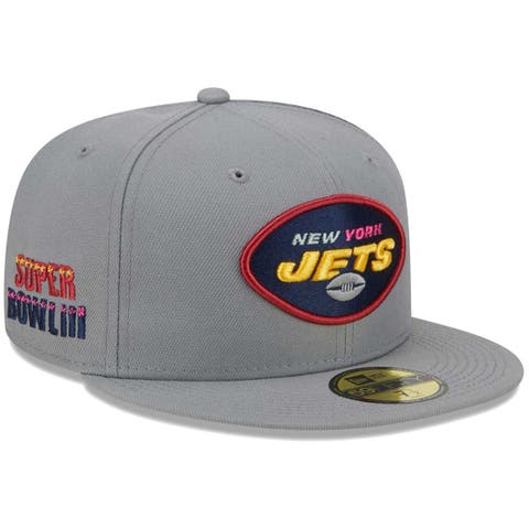 Men's New Era Gray New York Jets Speed 39THIRTY Flex Hat