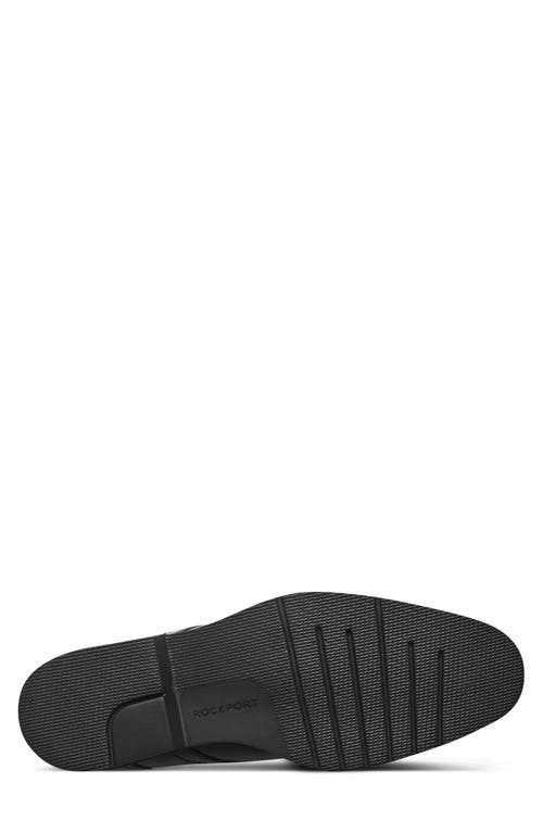 Rockport Flynn Plain Toe Derby Boot In Black