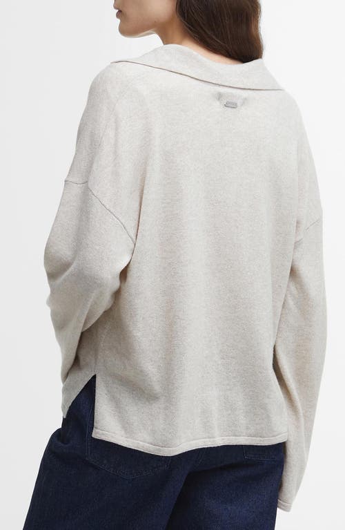 Barbour Fearne Sweater In Oatmeal