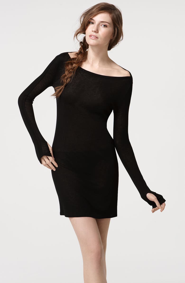 T by Alexander Wang Thumbhole Knit Dress | Nordstrom