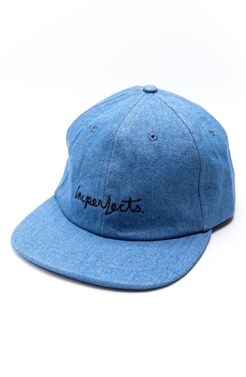 Imperfects The Director's Baseball Cap in Sky Blue