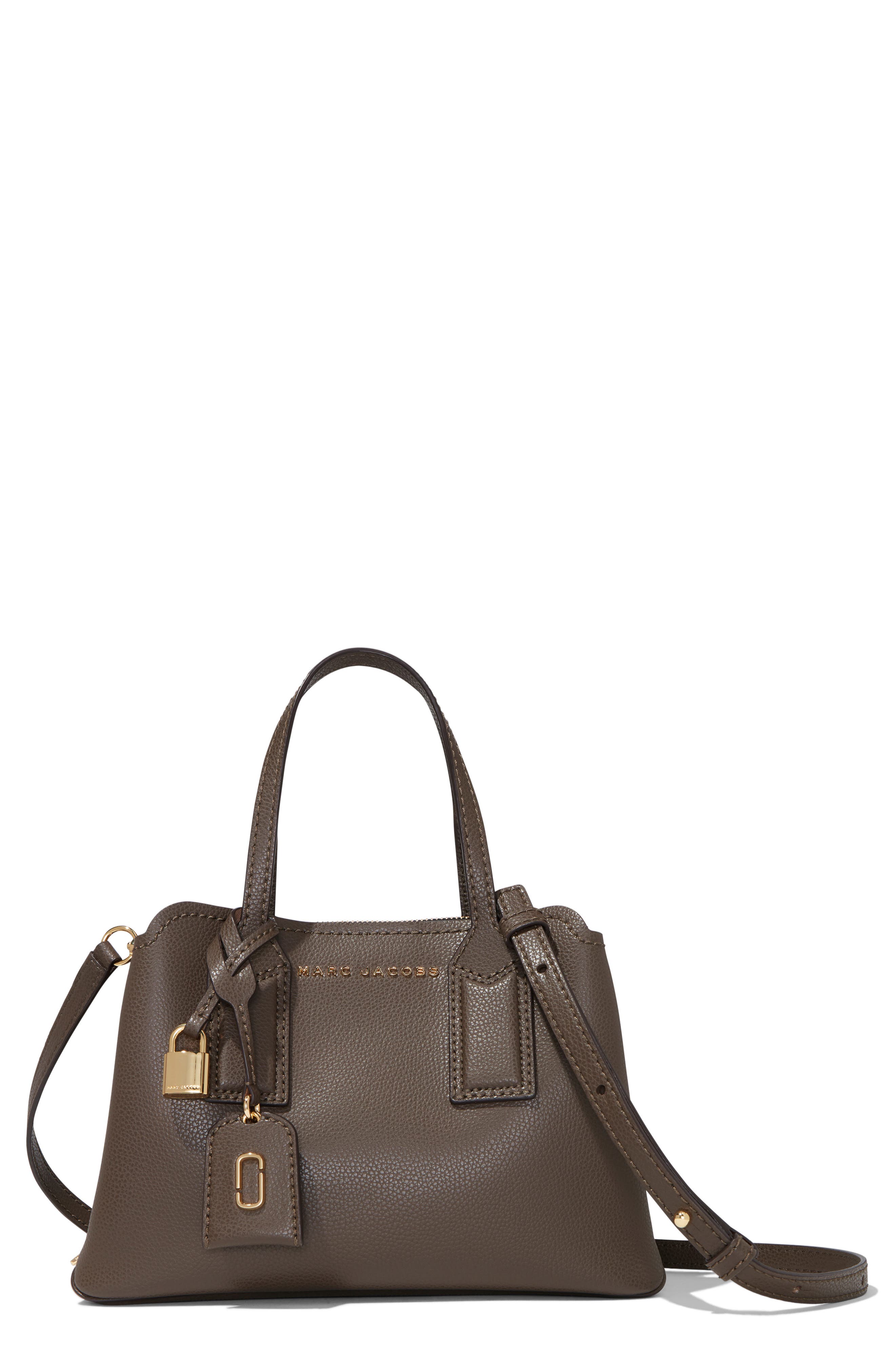 Marc Jacobs The Editor 29 Leather Crossbody Bag Grey In Night Owl