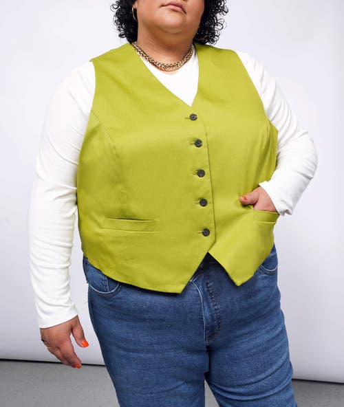 Wildfang The Essential Vest In Pickle