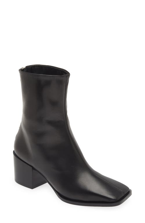 aeyde Amina Zip Bootie Black at Nordstrom,