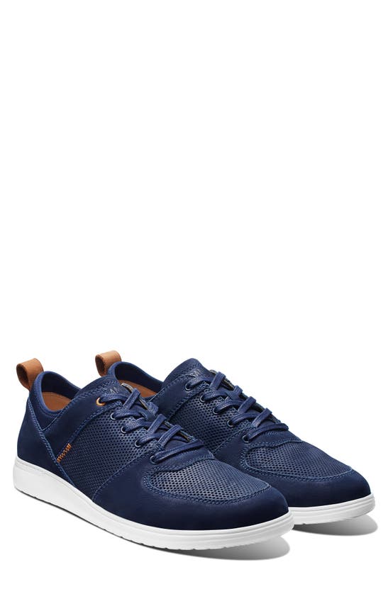 Shop Samuel Hubbard Featherweight Olema Sport Sneaker In Navy Nubuck