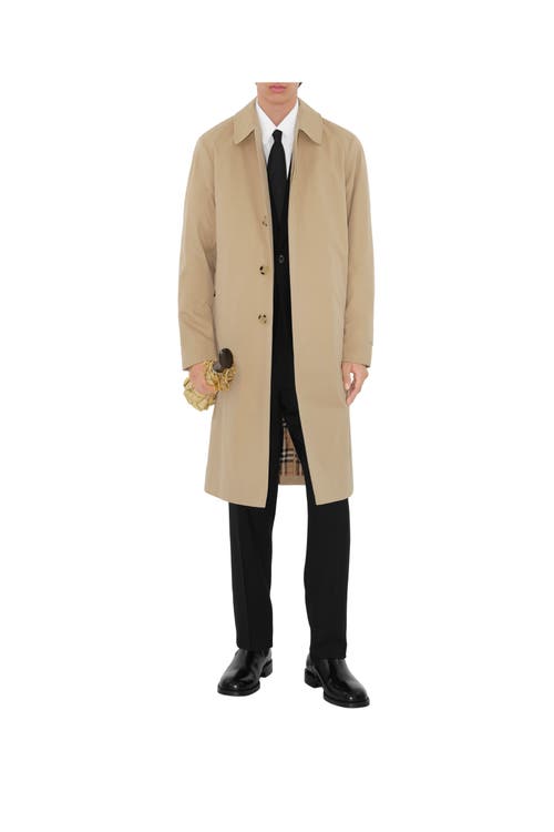 Burberry Camden Coat In Honey
