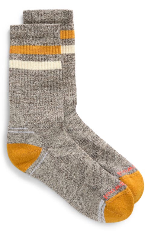 Smartwool Hike Light Cushion Tube Crew Socks In Taupe-natural Marl