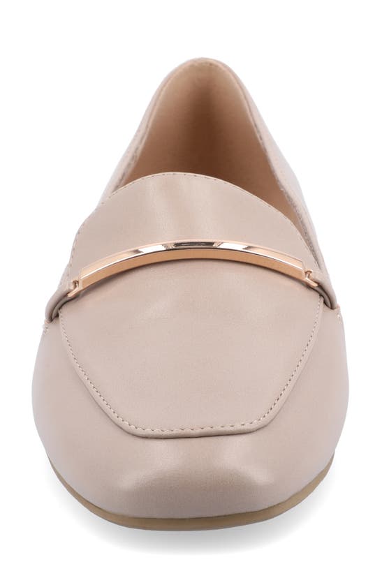 Shop Journee Collection Tru Comfort Foam Wrenn Flat In Taupe