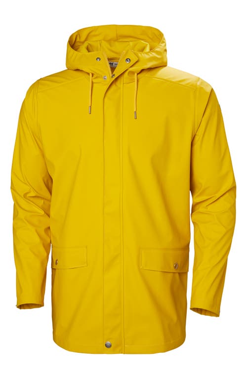 Moss Waterproof Raincoat in Essential Yellow