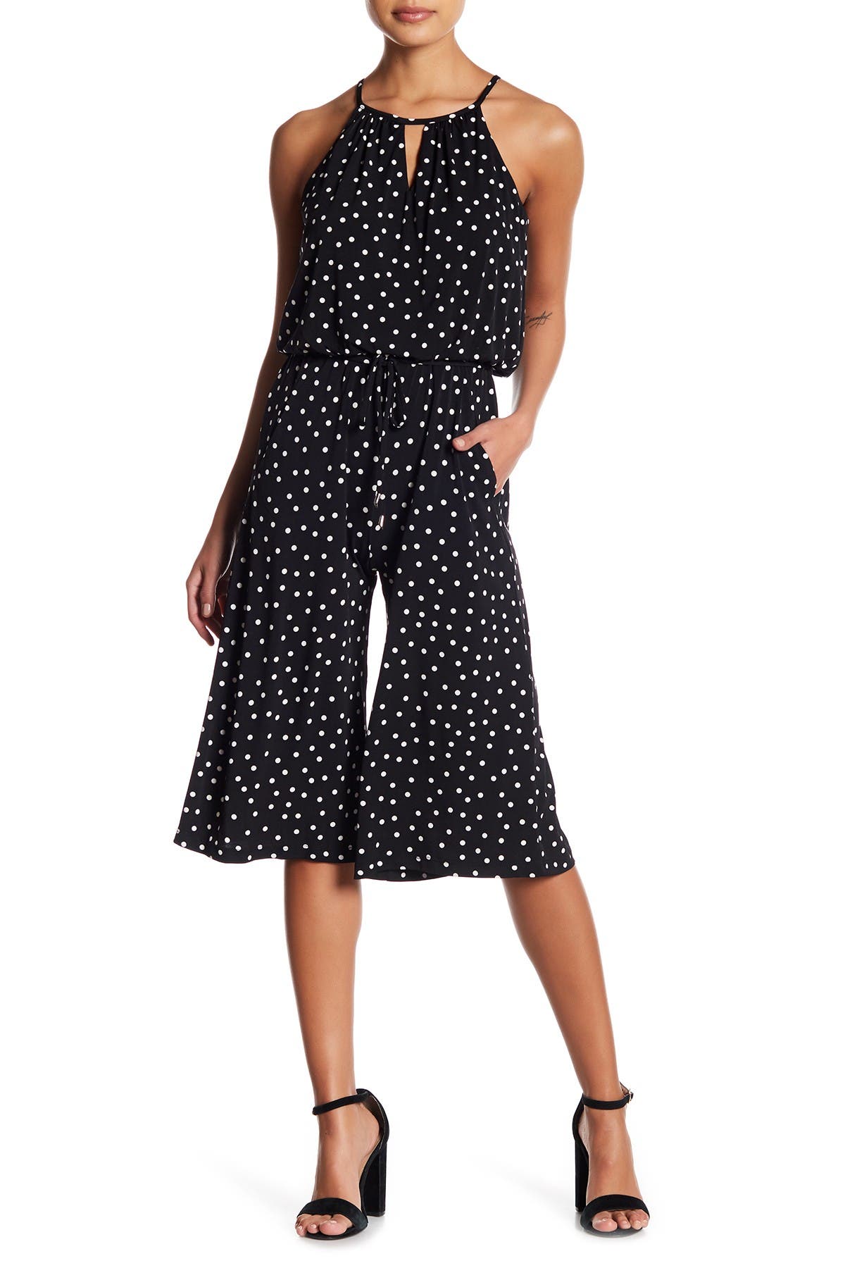 london times polka dot jumpsuit