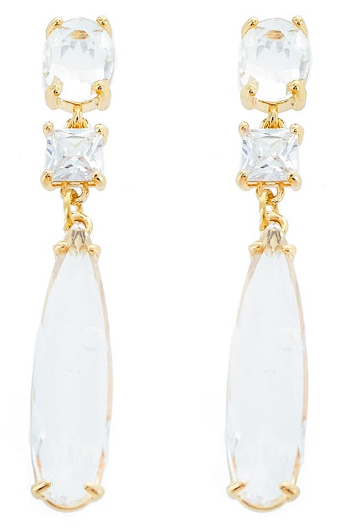 Panacea Crystal Drop Earrings in Gold at Nordstrom